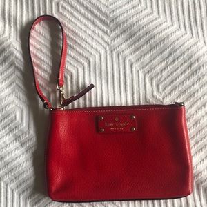 Kate Spade Pebbled Leather Wristlet